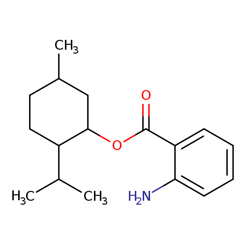Cyclohexanol,5-methyl-2-(1-methylethyl)-, 1-(2-aminobenzoate)