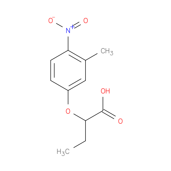 2-(3-Methyl-4-nitrophenoxy)butanoic acid