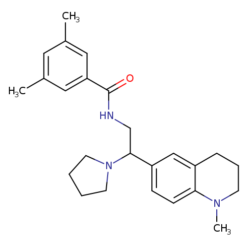 3,5-dimethyl-N-[2-(1-methyl-1,2,3,4-tetrahydroquinolin-6-yl)-2-(pyrrolidin-1-yl)ethyl]benzamide