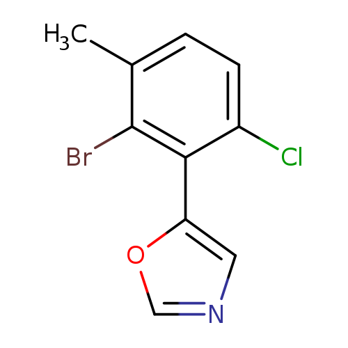 5-(2-bromo-6-chloro-3-methylphenyl)oxazole