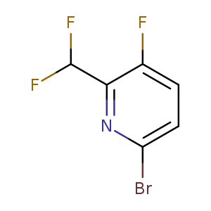 Pyridine, 6-bromo-2-(difluoromethyl)-3-fluoro-