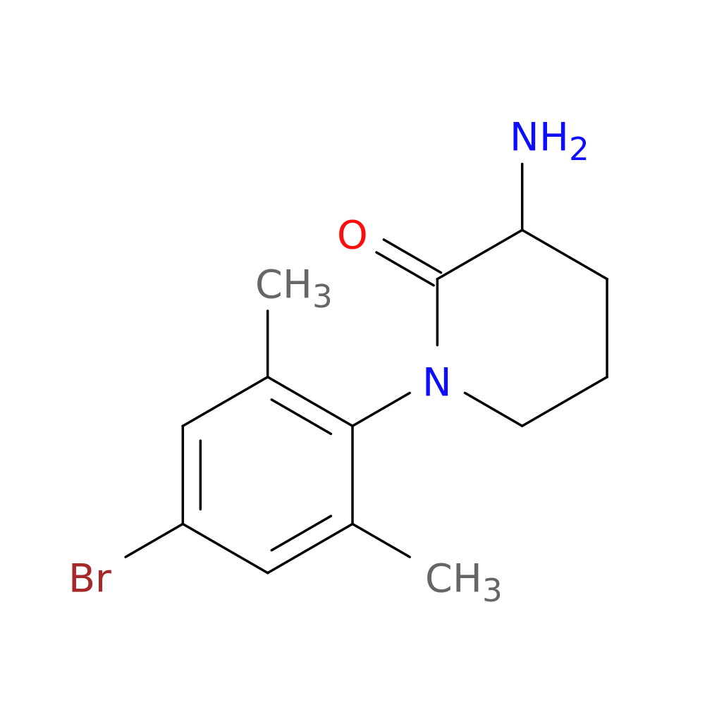 3-amino-1-(4-bromo-2,6-dimethylphenyl)piperidin-2-one