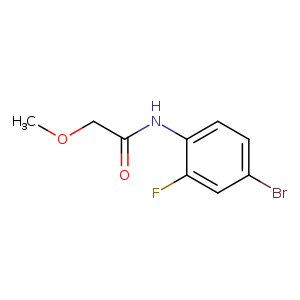 N-(4-bromo-2-fluorophenyl)-2-methoxyacetamide