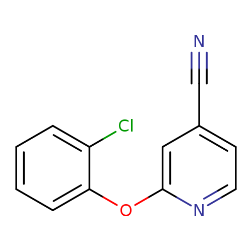 2-(2-chlorophenoxy)pyridine-4-carbonitrile