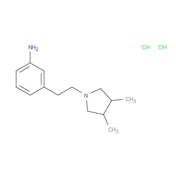 3-[2-(3,4-dimethylpyrrolidin-1-yl)ethyl]aniline dihydrochloride