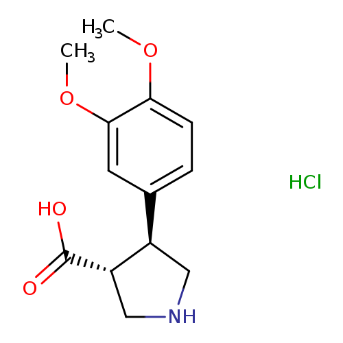 (TRANS)-4-(3,4-DIMETHOXY-PHENYL)-PYRROLIDINE-3-CARBOXYLIC ACID-HCL