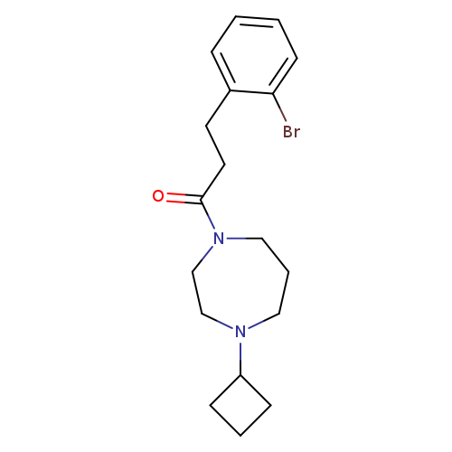 3-(2-bromophenyl)-1-(4-cyclobutyl-1,4-diazepan-1-yl)propan-1-one