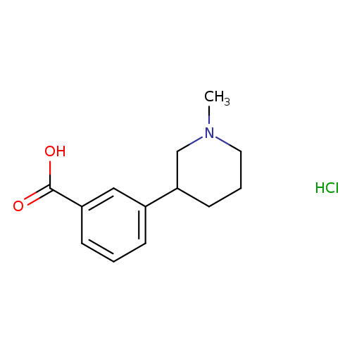 3-(1-methylpiperidin-3-yl)benzoic acid hydrochloride