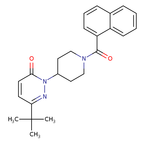 6-tert-butyl-2-[1-(naphthalene-1-carbonyl)piperidin-4-yl]-2,3-dihydropyridazin-3-one