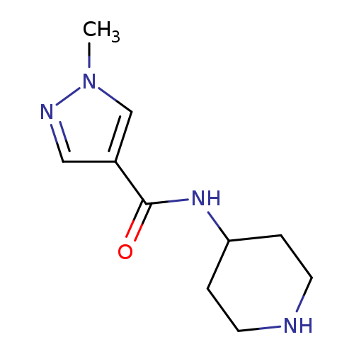 1-methyl-N-(piperidin-4-yl)-1H-pyrazole-4-carboxamide