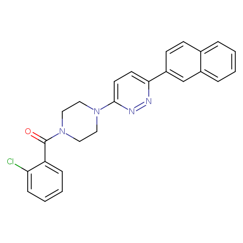 3-[4-(2-chlorobenzoyl)piperazin-1-yl]-6-(naphthalen-2-yl)pyridazine