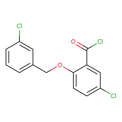 5-Chloro-2-[(3-chlorobenzyl)oxy]benzoyl chloride