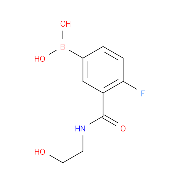 (4-Fluoro-3-((2-hydroxyethyl)carbamoyl)phenyl)boronic acid