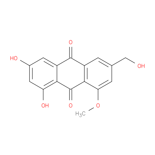 1,3-dihydroxy-6-(hydroxymethyl)-8-methoxy-9,10-anthracenedione