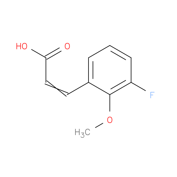3-Fluoro-2-methoxycinnamic acid