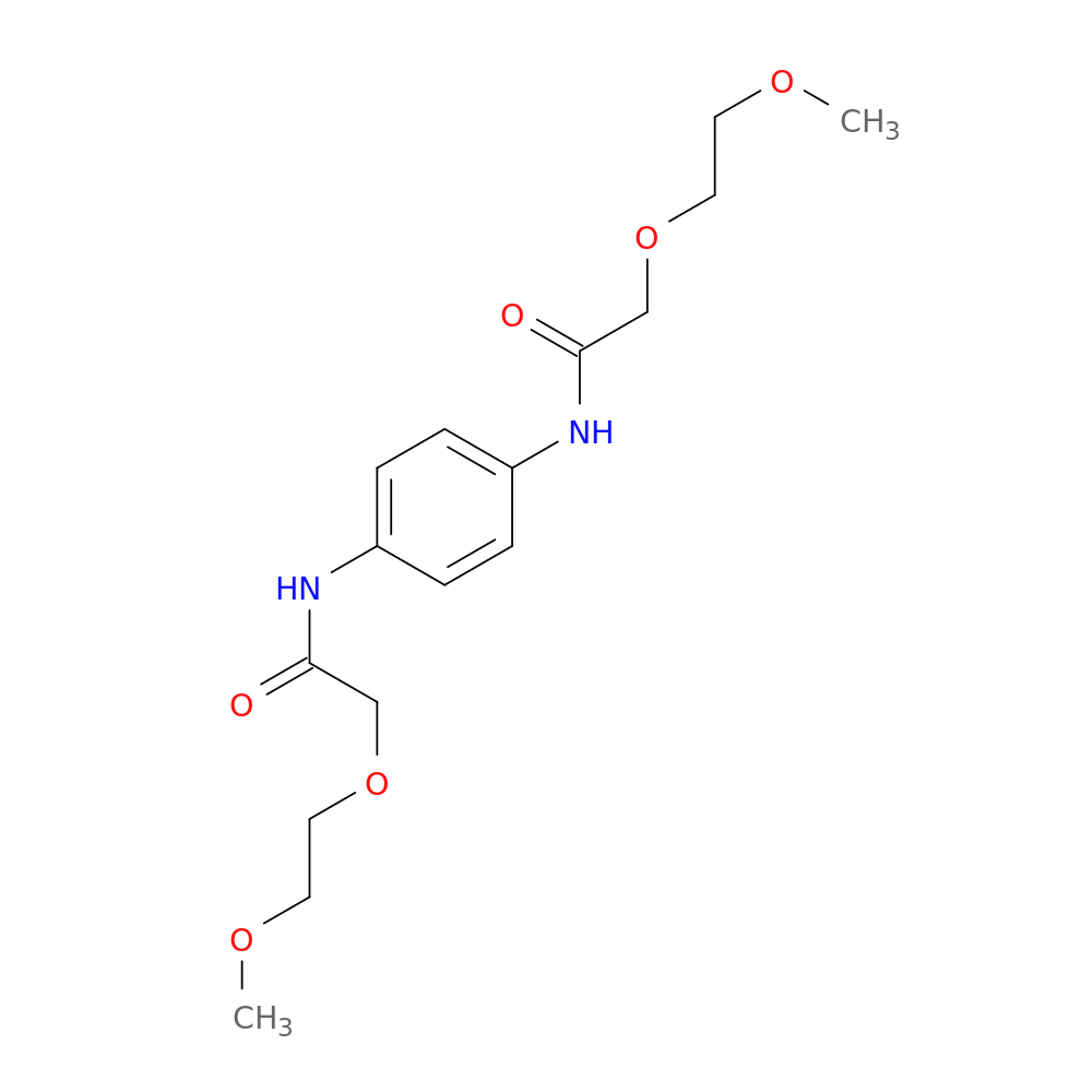 2-(2-Methoxy-ethoxy)-N-{4-[2-(2-methoxy-ethoxy)-acetylamino]-phenyl}-acetamide