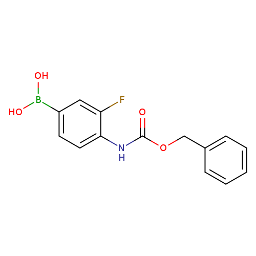 4-(BENZYLOXYCARBONYLAMINO)-3-FLUOROPHENYLBORONIC ACID