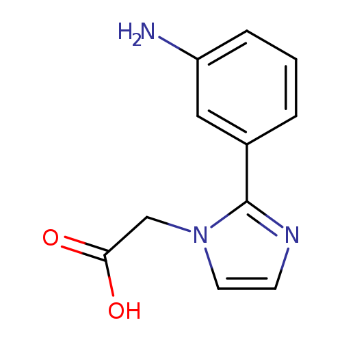 2-[2-(3-aminophenyl)-1H-imidazol-1-yl]acetic acid