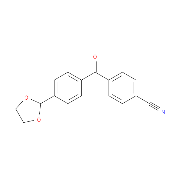 4-Cyano-4'-(1,3-dioxolan-2-yl)benzophenone