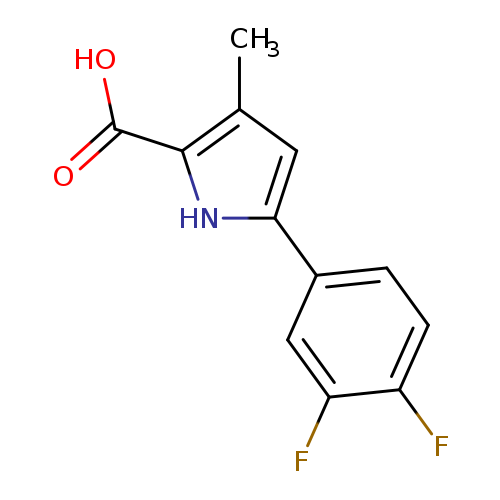 5-(3,4-Difluorophenyl)-3-methyl-1H-pyrrole-2-carboxylic acid
