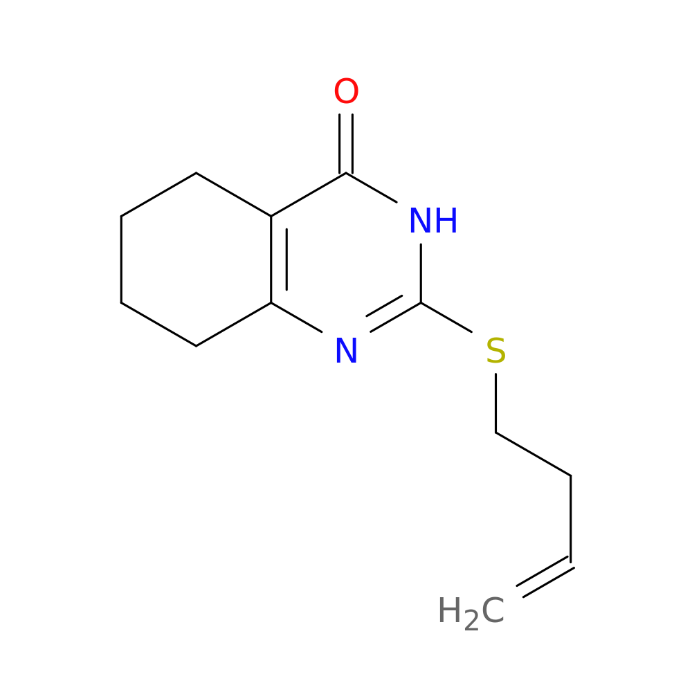 2-(but-3-en-1-ylsulfanyl)-3,4,5,6,7,8-hexahydroquinazolin-4-one