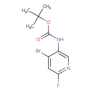 tert-butyl N-(4-bromo-6-fluoro-3-pyridyl)carbamate