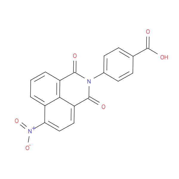 4-{8-nitro-2,4-dioxo-3-azatricyclo[7.3.1.0,5,13]trideca-1(13),5,7,9,11-pentaen-3-yl}benzoic acid