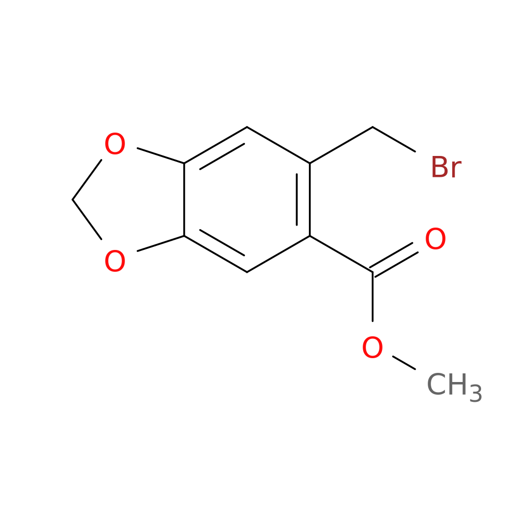 Methyl 6-(bromomethyl)benzo[d][1,3]dioxole-5-carboxylate