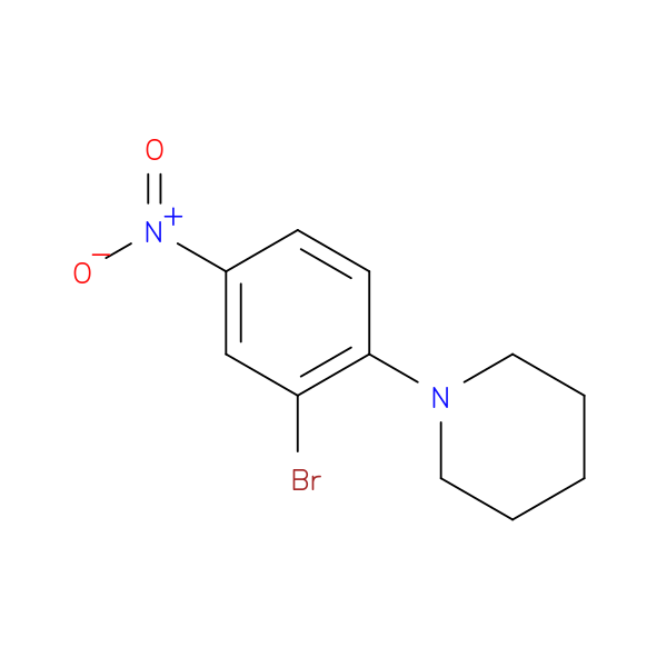 1-(2-Bromo-4-nitrophenyl)piperidine