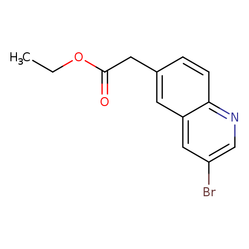 ETHYL 2-(3-BROMOQUINOLIN-6-YL)ACETATE