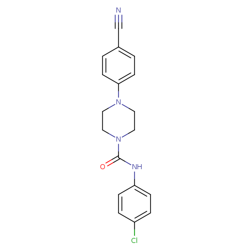 N-(4-chlorophenyl)-4-(4-cyanophenyl)piperazine-1-carboxamide