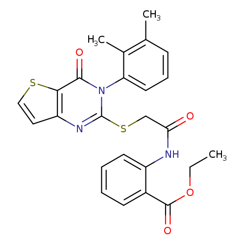 ethyl 2-(2-{[3-(2,3-dimethylphenyl)-4-oxo-3H,4H-thieno[3,2-d]pyrimidin-2-yl]sulfanyl}acetamido)benzoate