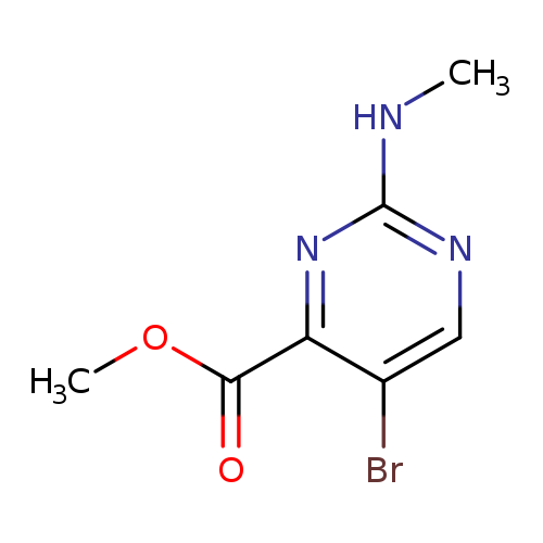 Methyl 5-bromo-2-(methylamino)pyrimidine-4-carboxylate