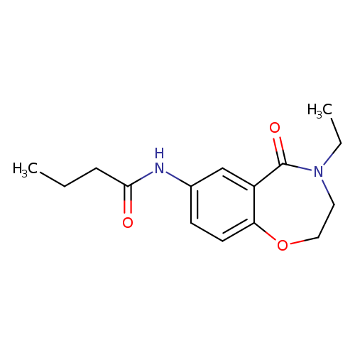 N-(4-ethyl-5-oxo-2,3,4,5-tetrahydro-1,4-benzoxazepin-7-yl)butanamide