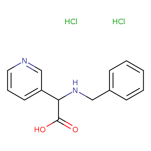 2-(Benzylamino)-2-(pyridin-3-yl)acetic acid dihydrochloride