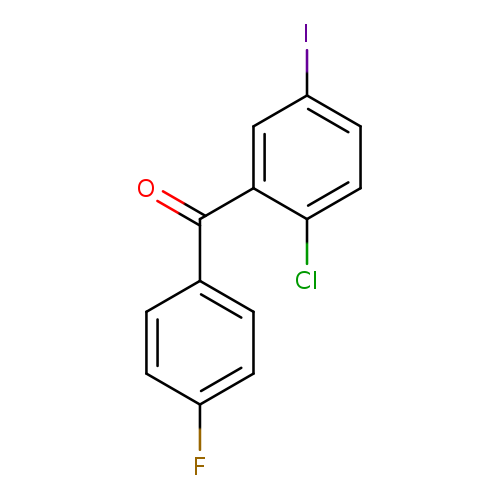 (2-chloro-5-iodophenyl)-(4-fluorophenyl)methanone