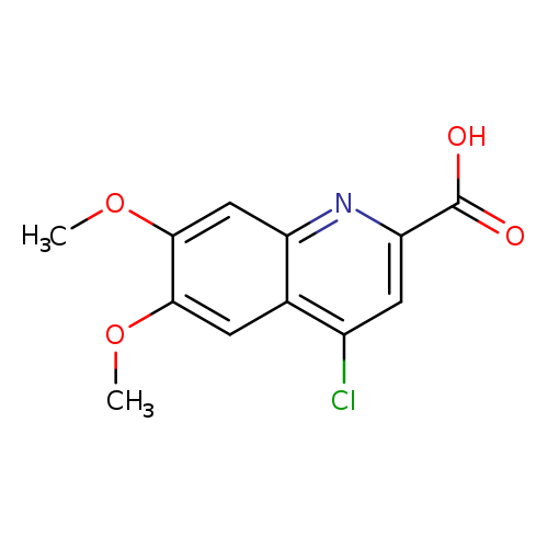 4-chloro-6,7-dimethoxyquinoline-2-carboxylic acid