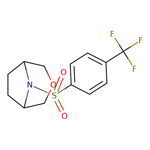 8-[4-(trifluoromethyl)benzenesulfonyl]-3-oxa-8-azabicyclo[3.2.1]octane