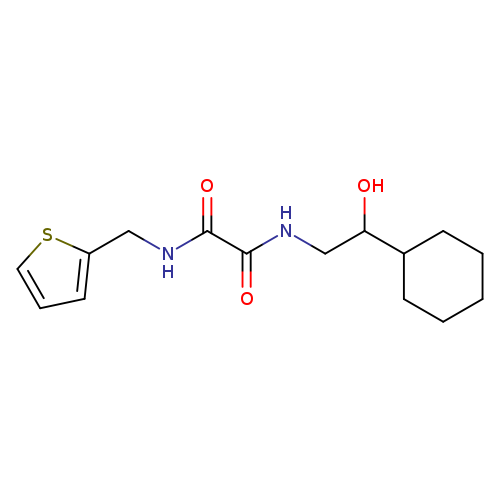 N'-(2-cyclohexyl-2-hydroxyethyl)-N-[(thiophen-2-yl)methyl]ethanediamide