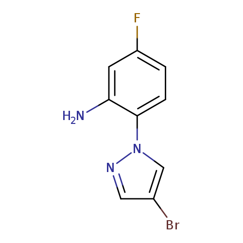 2-(4-Bromo-1H-pyrazol-1-yl)-5-fluoroaniline