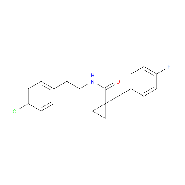 N-[2-(4-chlorophenyl)ethyl]-1-(4-fluorophenyl)cyclopropane-1-carboxamide