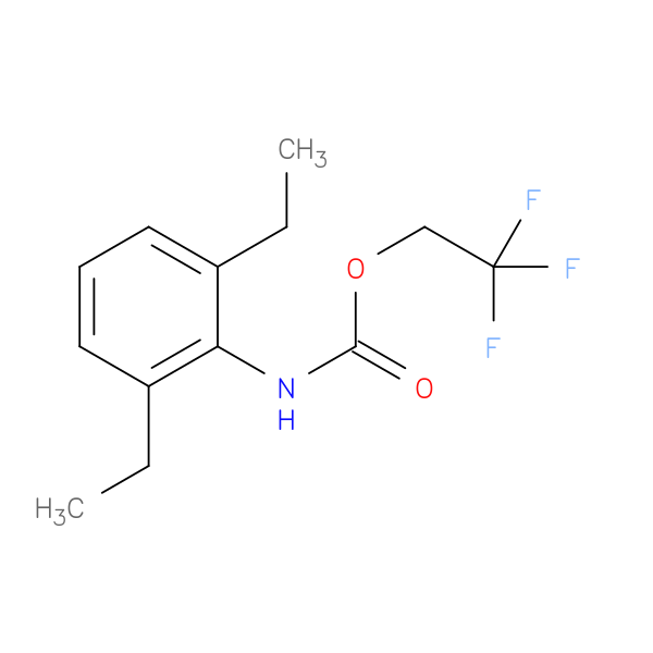 2,2,2-Trifluoroethyl 2,6-diethylphenylcarbamate