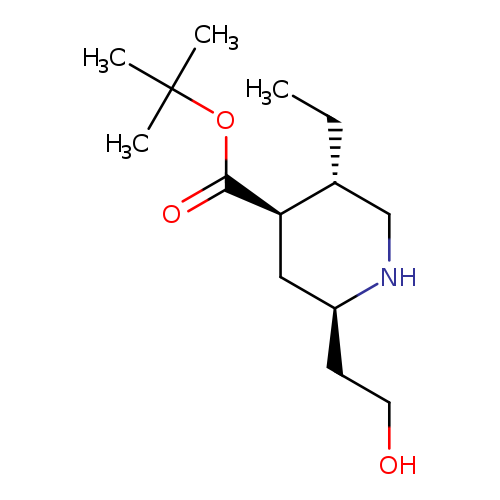 (2R,4R,5S)-tert-butyl 5-ethyl-2-(2-hydroxyethyl)piperidine-4-carboxylate