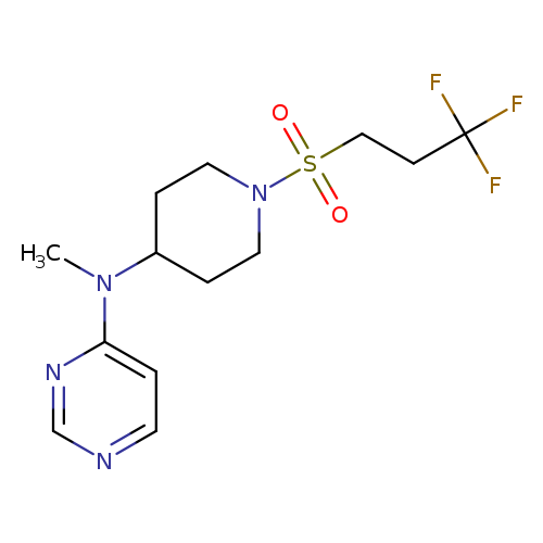 N-methyl-N-[1-(3,3,3-trifluoropropanesulfonyl)piperidin-4-yl]pyrimidin-4-amine
