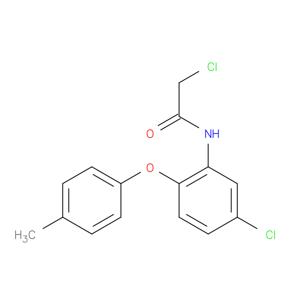 2-chloro-N-[5-chloro-2-(4-methylphenoxy)phenyl]acetamide