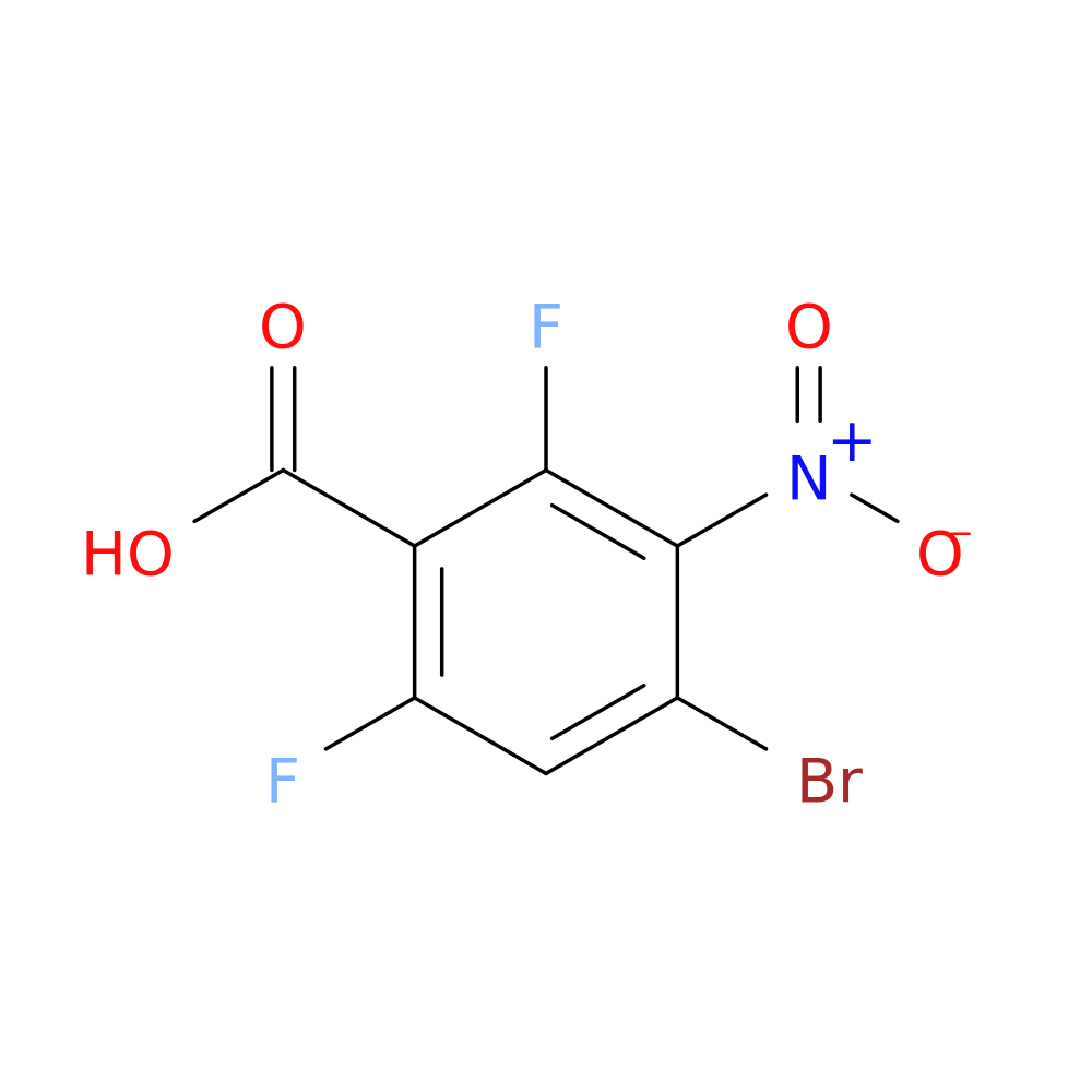 4-Bromo-2,6-difluoro-3-nitrobenzoic acid