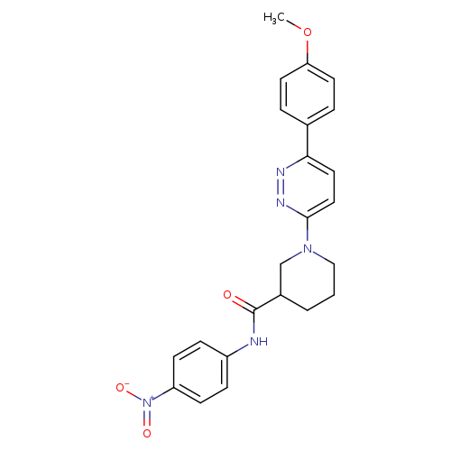 1-[6-(4-methoxyphenyl)pyridazin-3-yl]-N-(4-nitrophenyl)piperidine-3-carboxamide