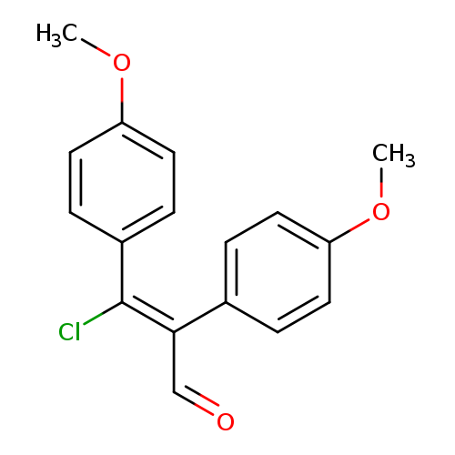 Benzeneacetaldehyde, α-[chloro(4-methoxyphenyl)methylene]-4-methoxy-, (αZ)-
