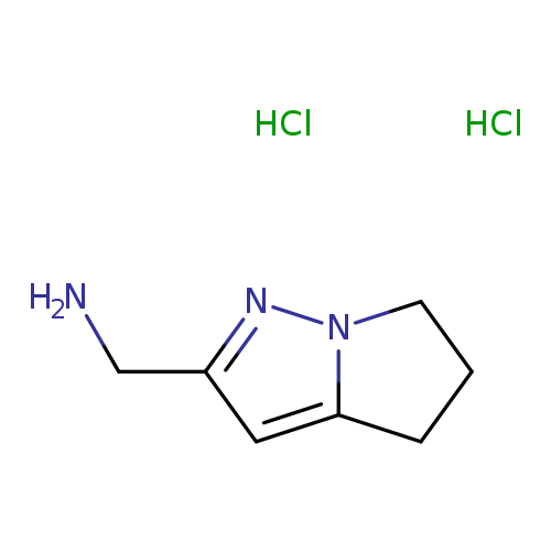 {4H,5H,6H-pyrrolo[1,2-b]pyrazol-2-yl}methanamine dihydrochloride