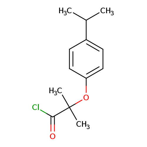2-(4-Isopropylphenoxy)-2-methylpropanoyl chloride